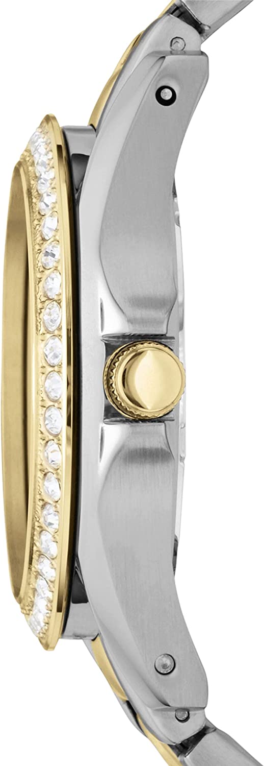 Fossil Women's Riley Stainless Steel Crystal-Accented Multifunction Quartz Watch - Image 3